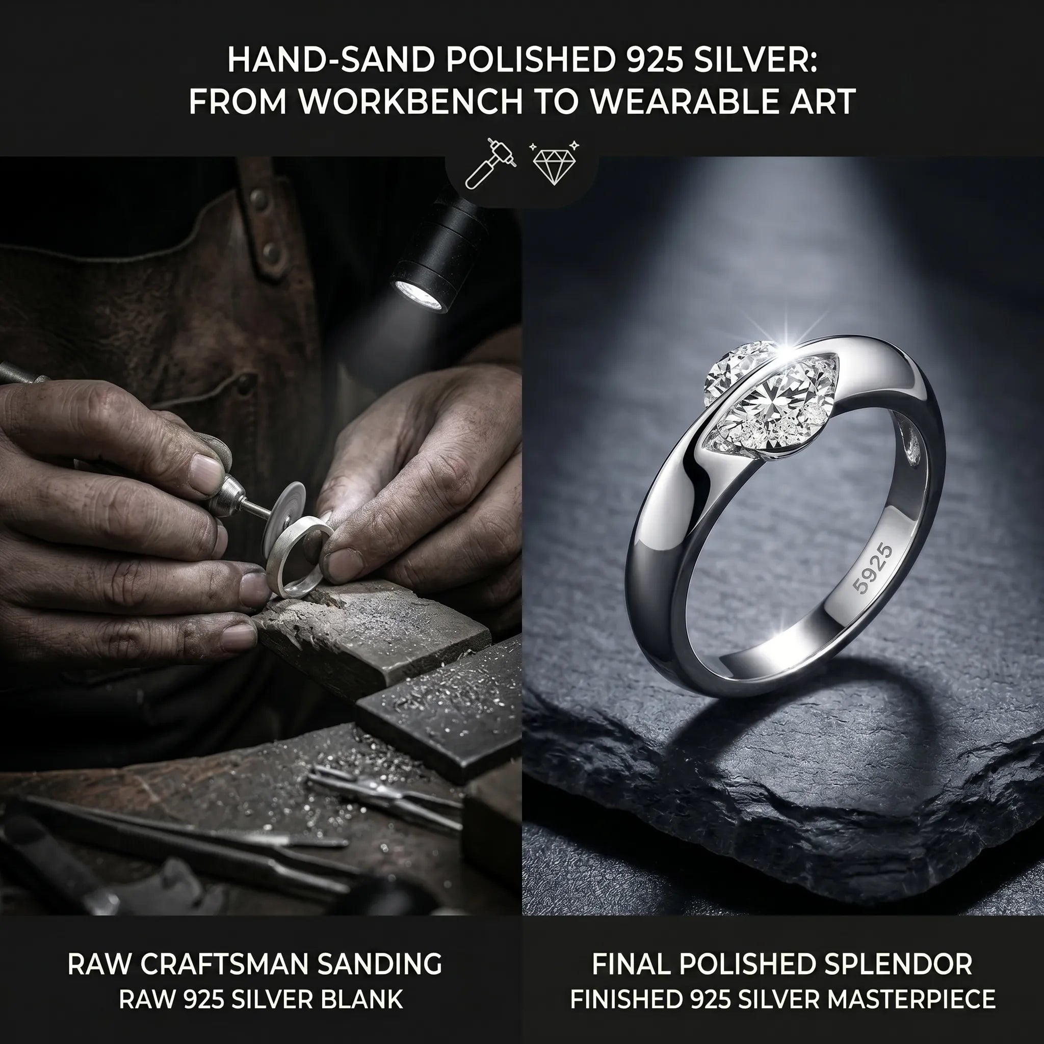 The Celestial Spin Ring: Find Your Calm in Quiet Elegance--Last Day Sale-90% OFF🔥