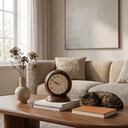 Retro Round Desk Clock
