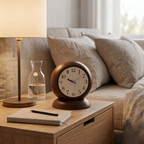 Retro Round Desk Clock
