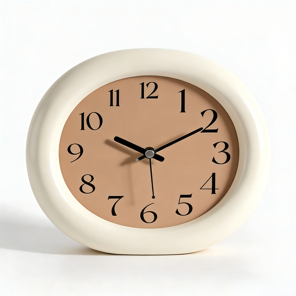 Minimalist Round Desk Clock