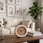 Minimalist Round Desk Clock