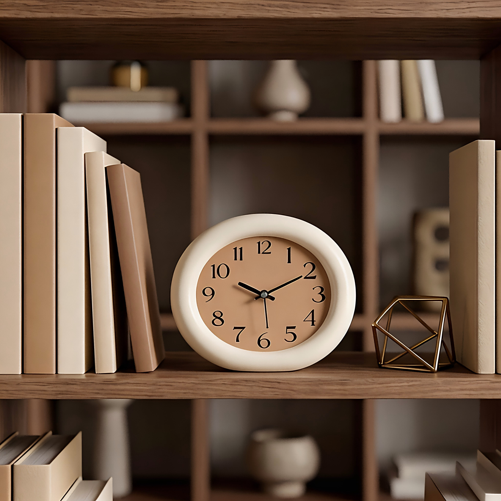 Minimalist Round Desk Clock