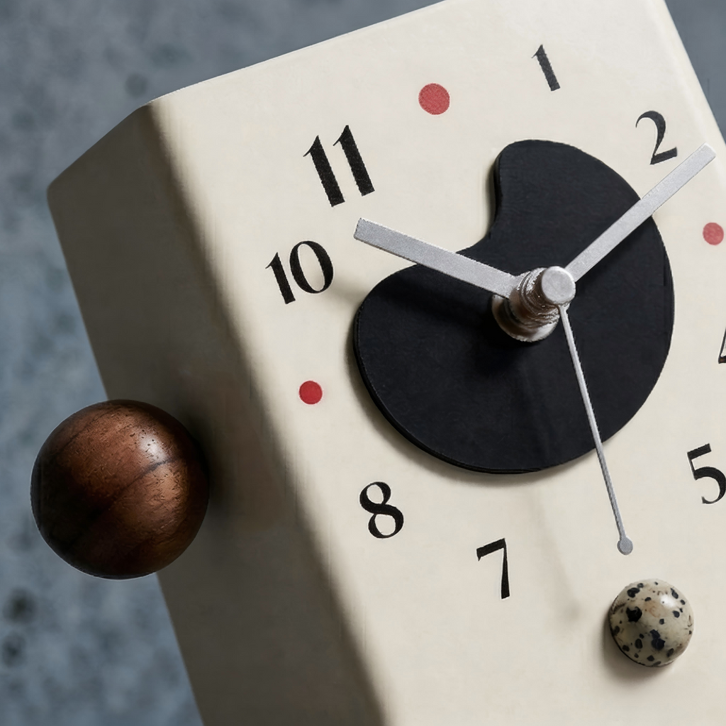 Whimsical Bear-Shaped Desk Clock