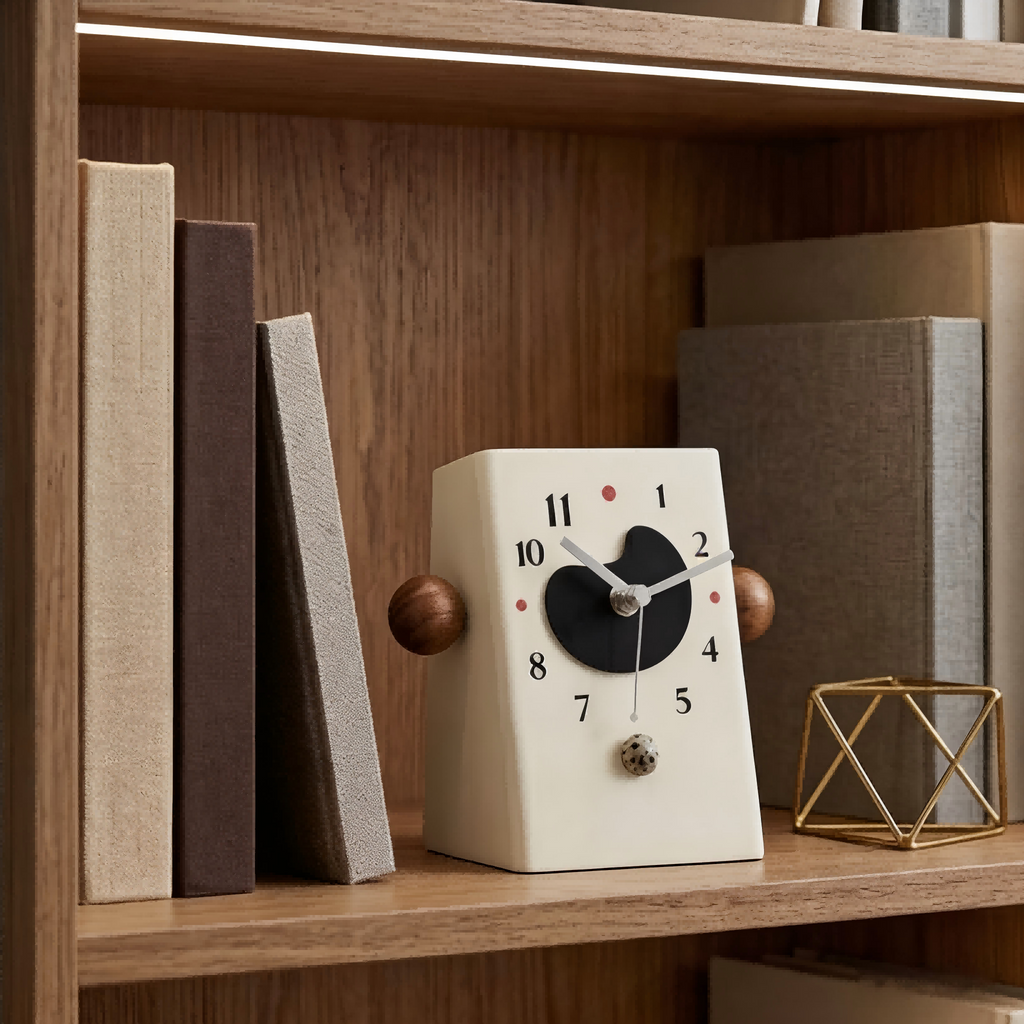 Whimsical Bear-Shaped Desk Clock