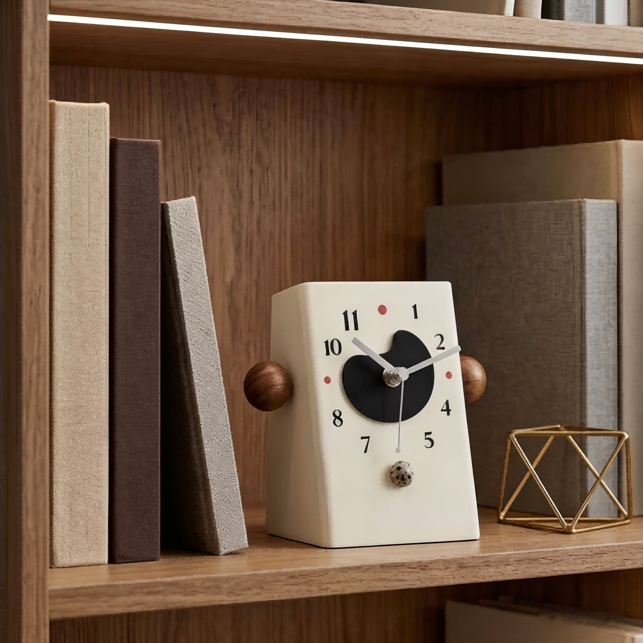 Whimsical Bear-Shaped Desk Clock
