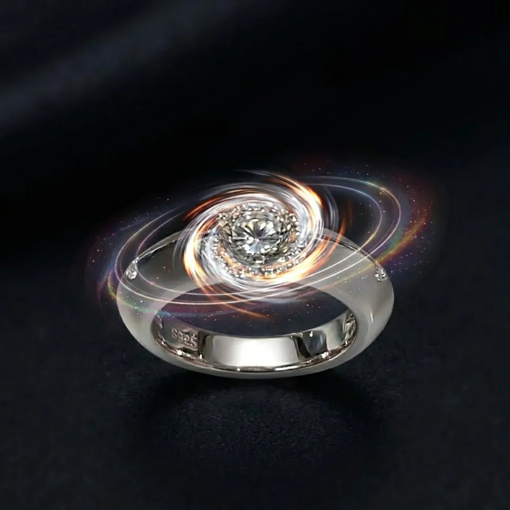 The Celestial Spin Ring: Find Your Calm in Quiet Elegance--Last Day Sale-90% OFF🔥