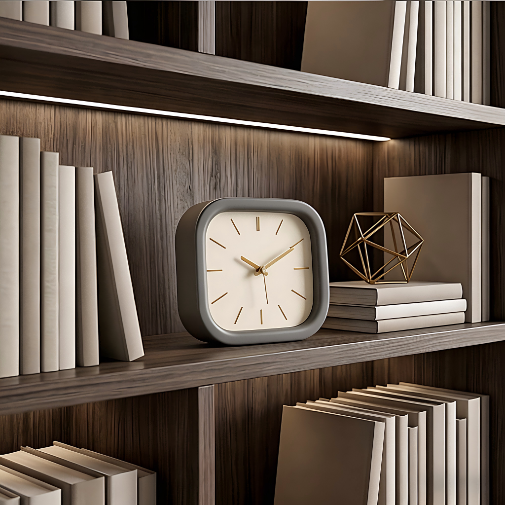 Minimalist Square Ceramic Desk Clock