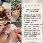 The Celestial Spin Ring: Find Your Calm in Quiet Elegance--Last Day Sale-90% OFF🔥