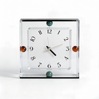 Modern Square Glass Desk Clock