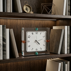Modern Square Glass Desk Clock