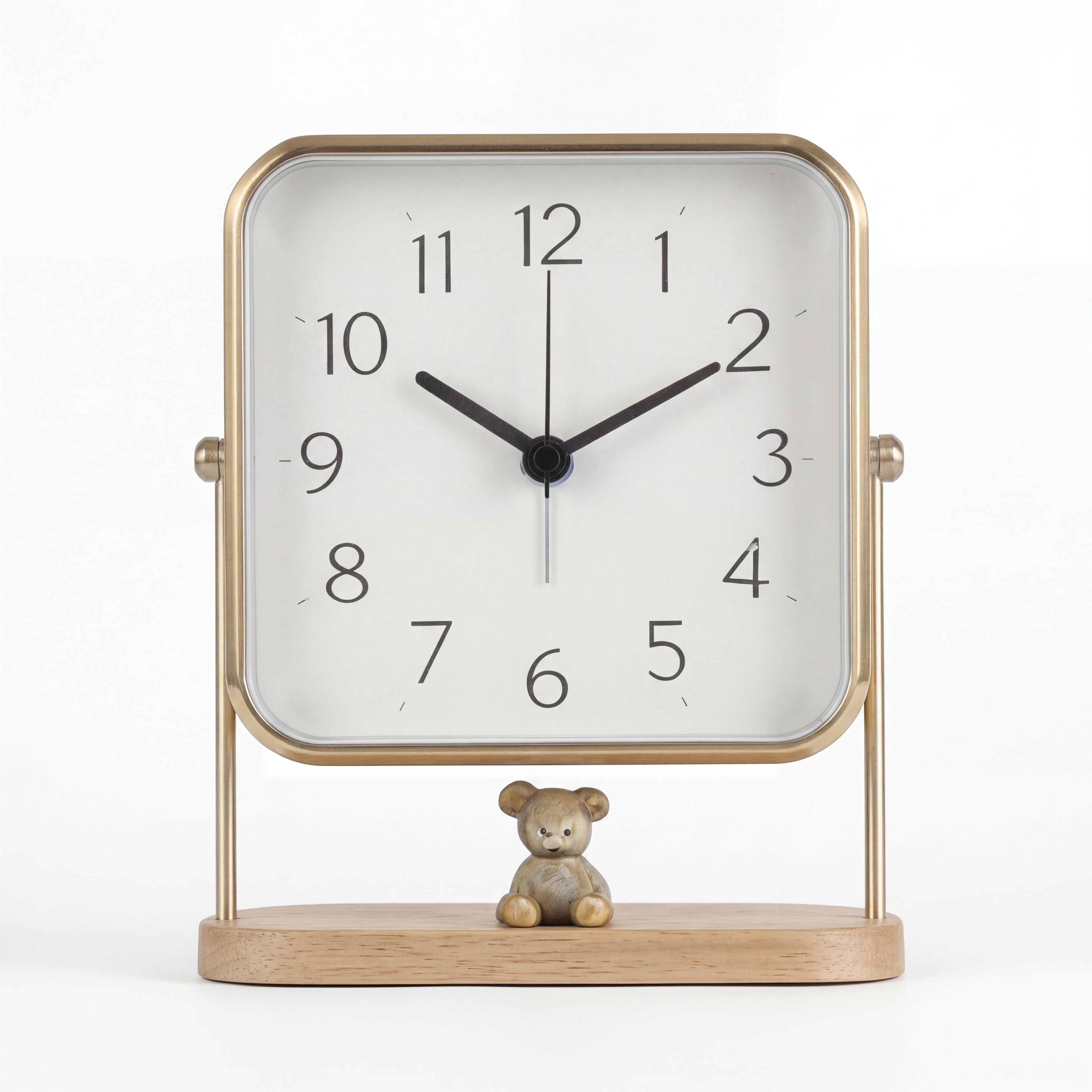 Charming Bear Desk Clock
