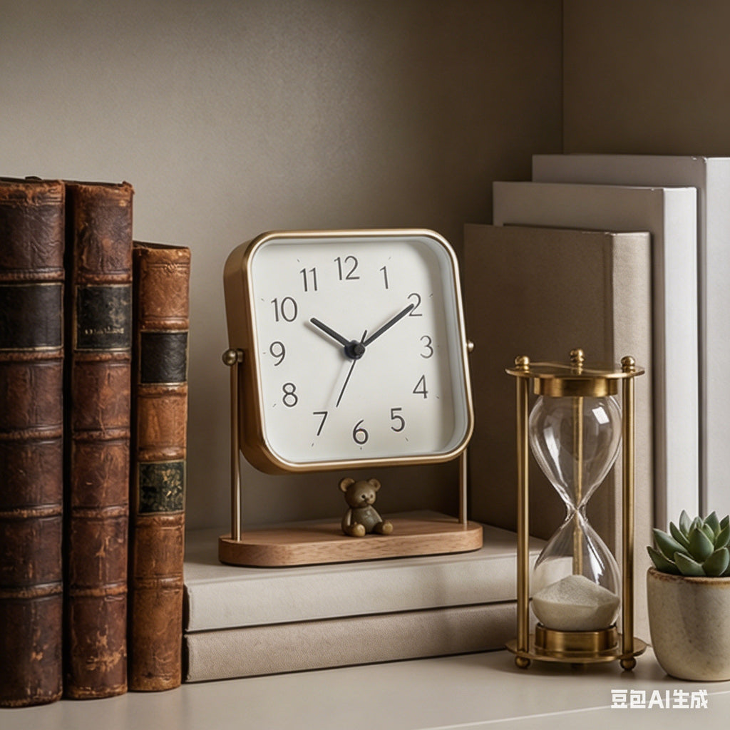 Charming Bear Desk Clock