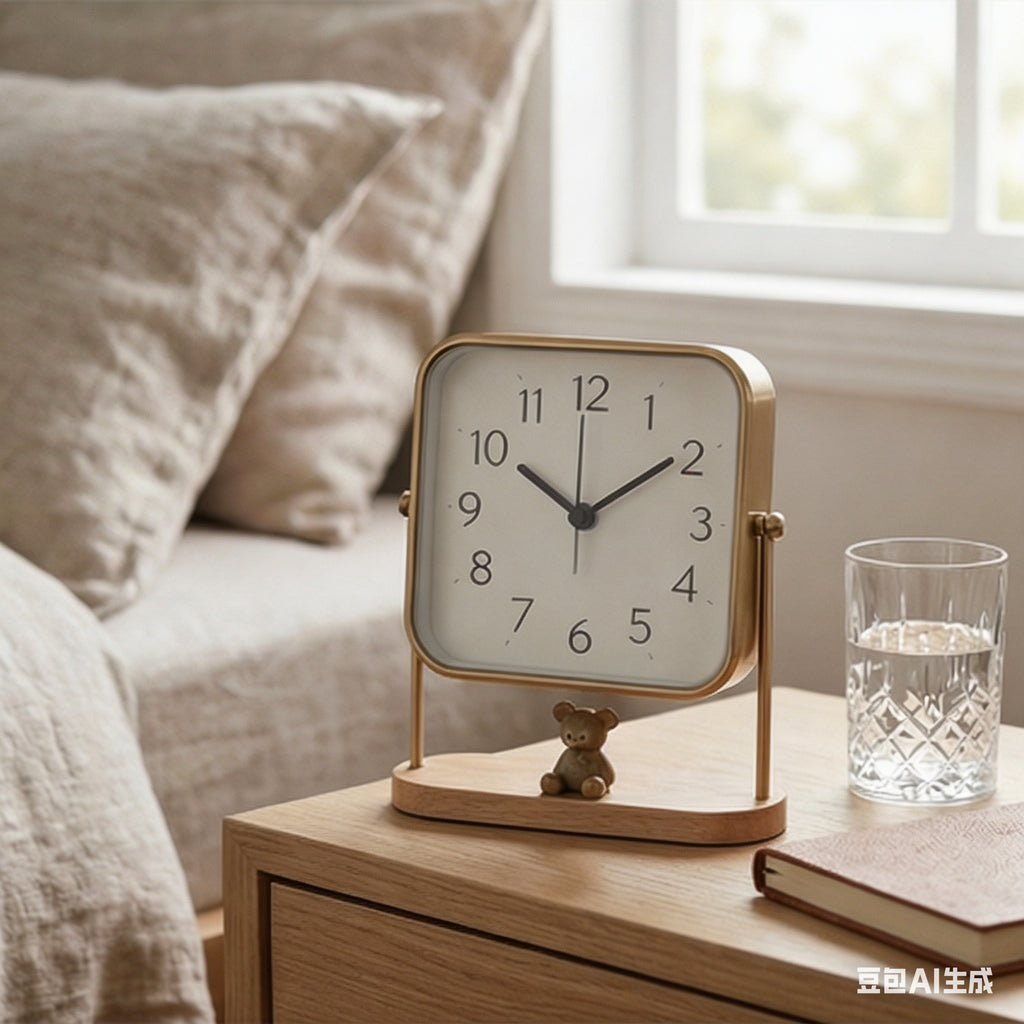 Charming Bear Desk Clock