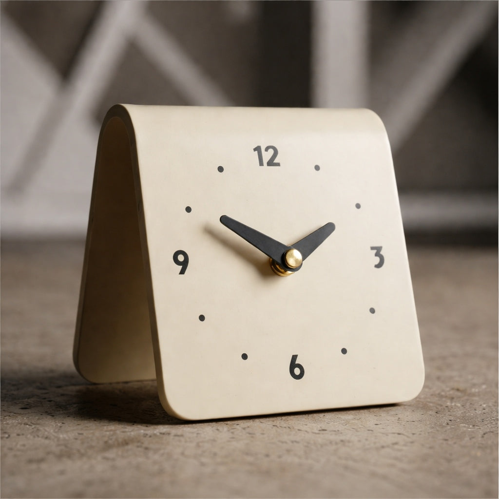 Minimalist A-Frame Desk Clock