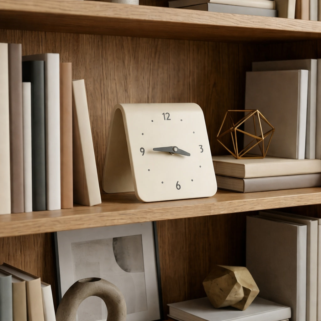 Minimalist A-Frame Desk Clock