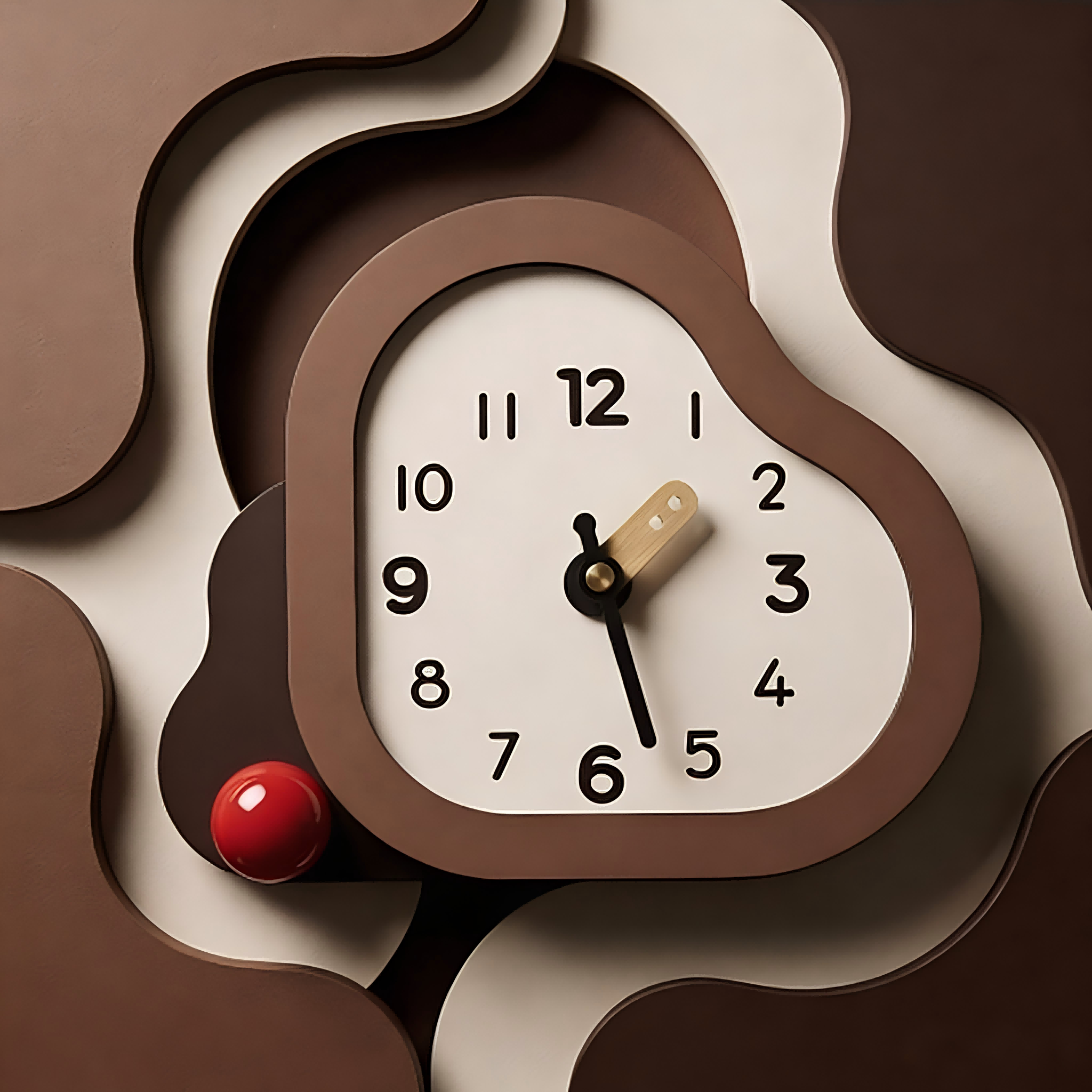 Whimsical Cloud Desk Clock